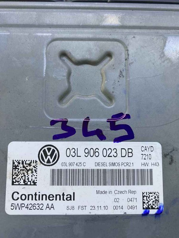 VW CADDY 1,6TDİ MOTOR BEYNİ - Görsel 2