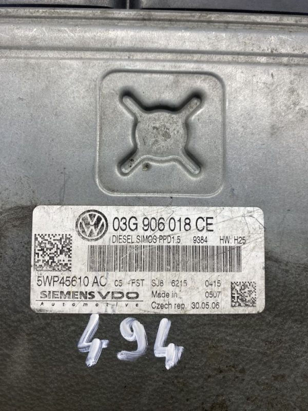 VW PASSAT 2 0 TDİ BKP MOTOR BEYNİ - Görsel 2