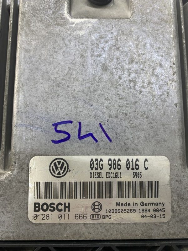 VW CADDY 1 9 TDİ MOTOR BEYNİ - Görsel 2