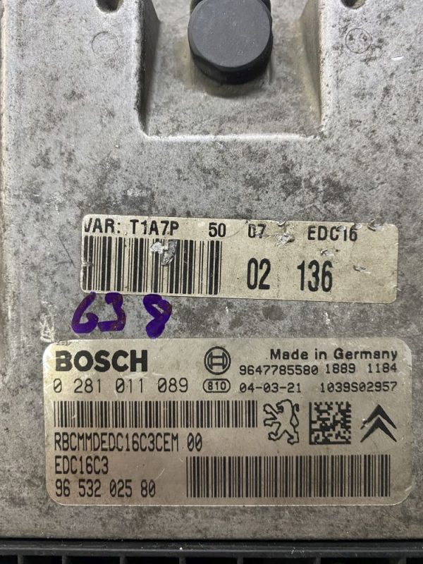 PEUGEOT 206 1.4 HDİ MOTOR BEYNİ - Görsel 2
