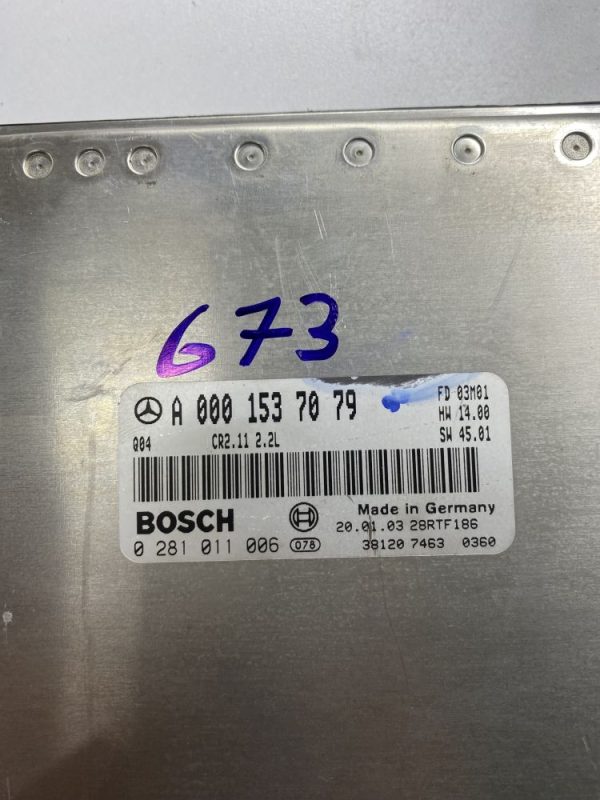 2003 MERCEDES C270 CDİ MOTOR BEYNİ - Görsel 2
