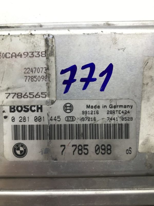 BMW E46 320D MOTOR BEYNİ - Görsel 2